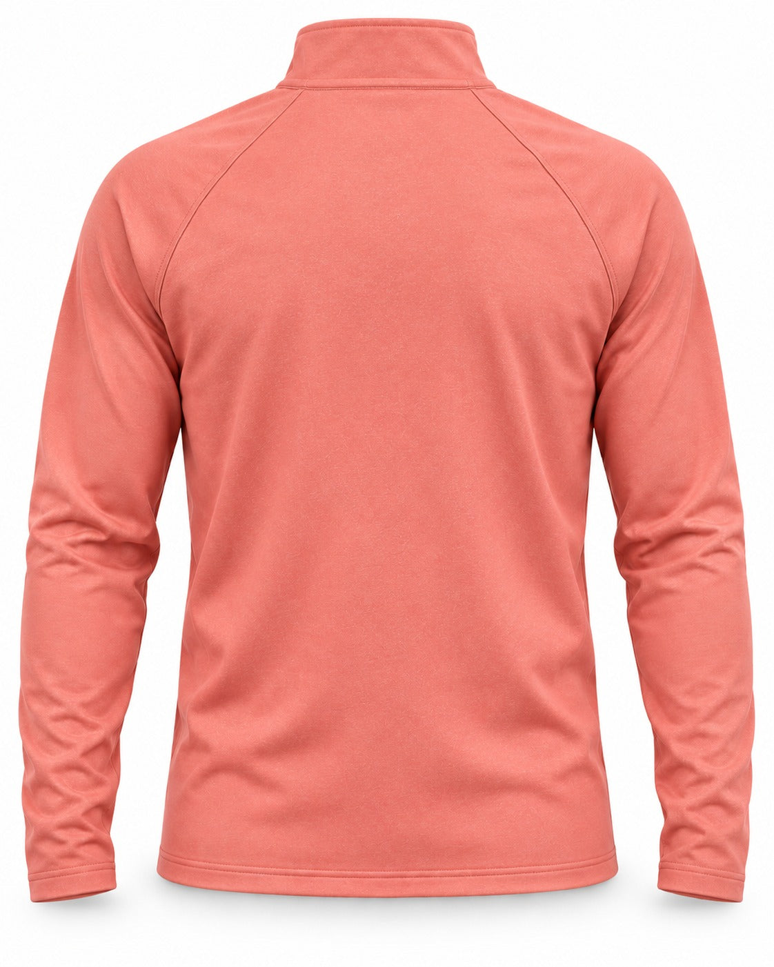 Aboard Yarım Fermuarlı UV Korumalı Performans T-shirt -Somon