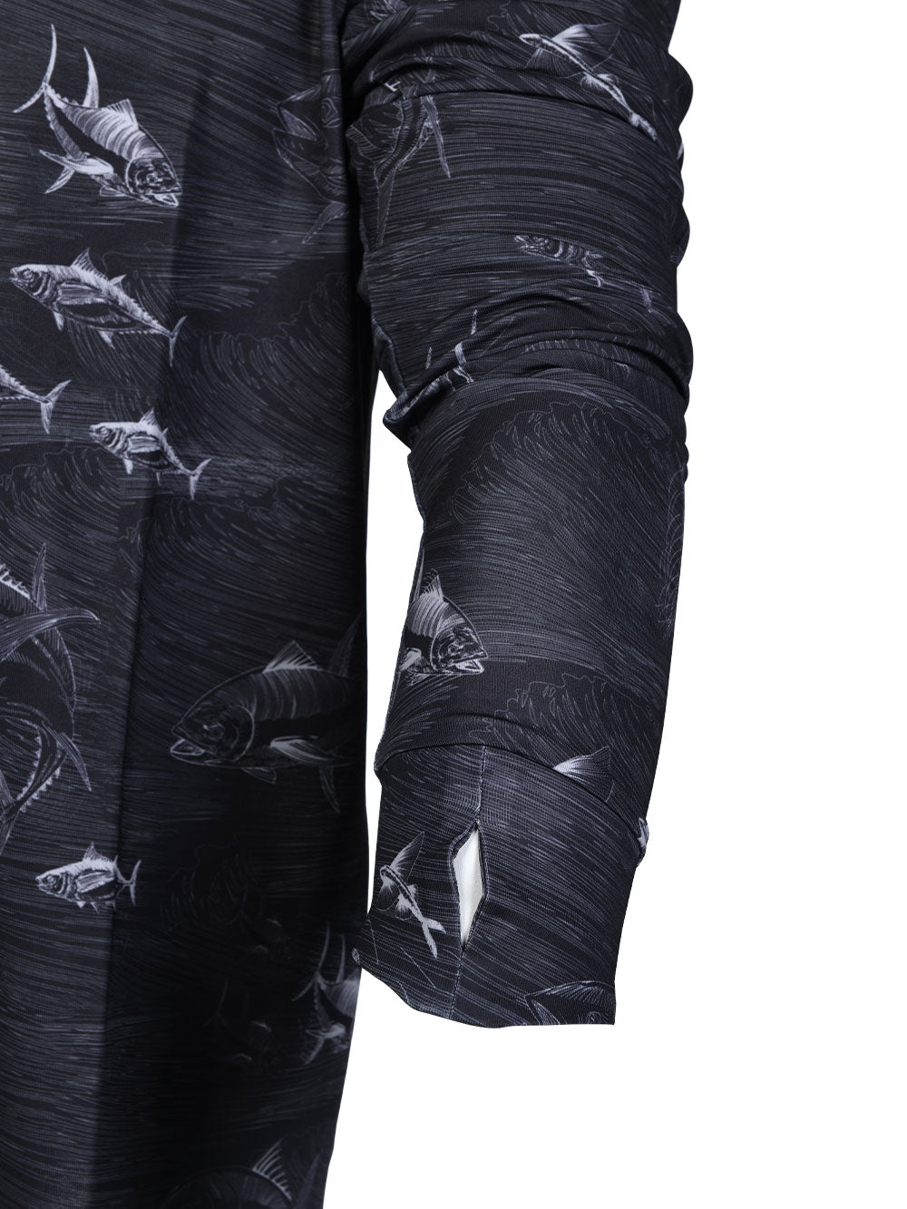 Apex UV Uzun Kollu Performans T-Shirt - Frenzy Black