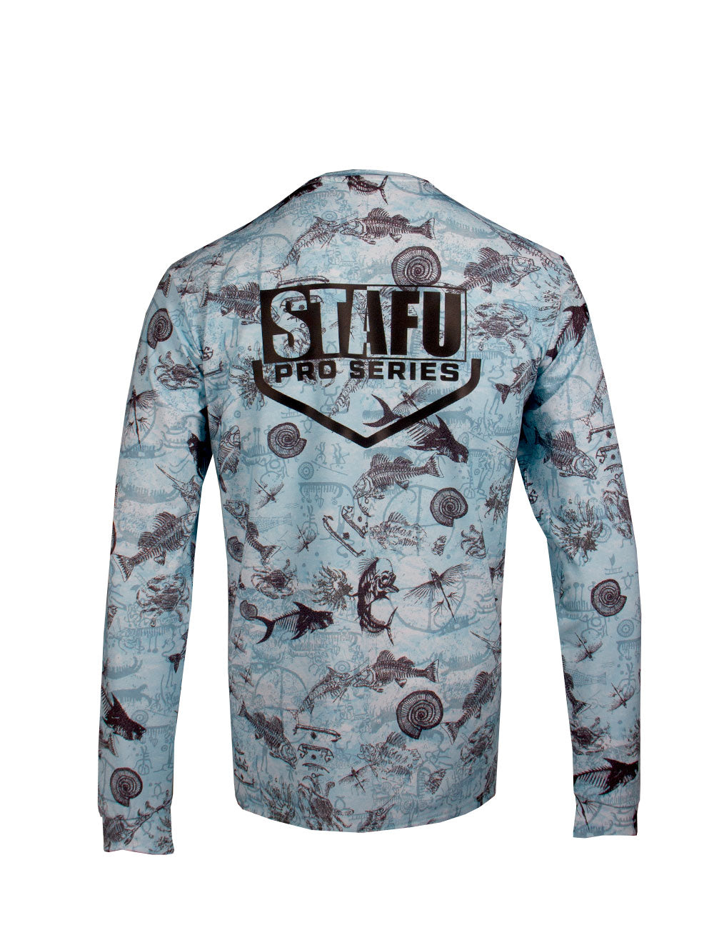 Apex UV Long Sleeve Fishing Shirt Paleo- Blue - Stafu Pro Series