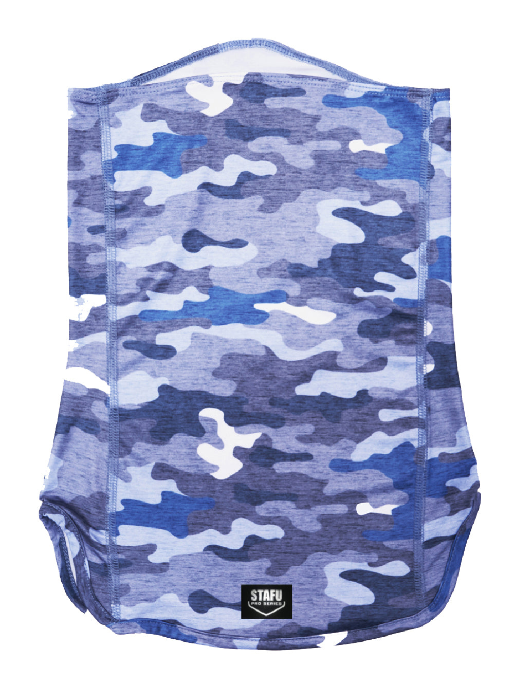 Bogeyman Unisex Fisherman Sailor Camo Patterned Blue Neck Gaiter