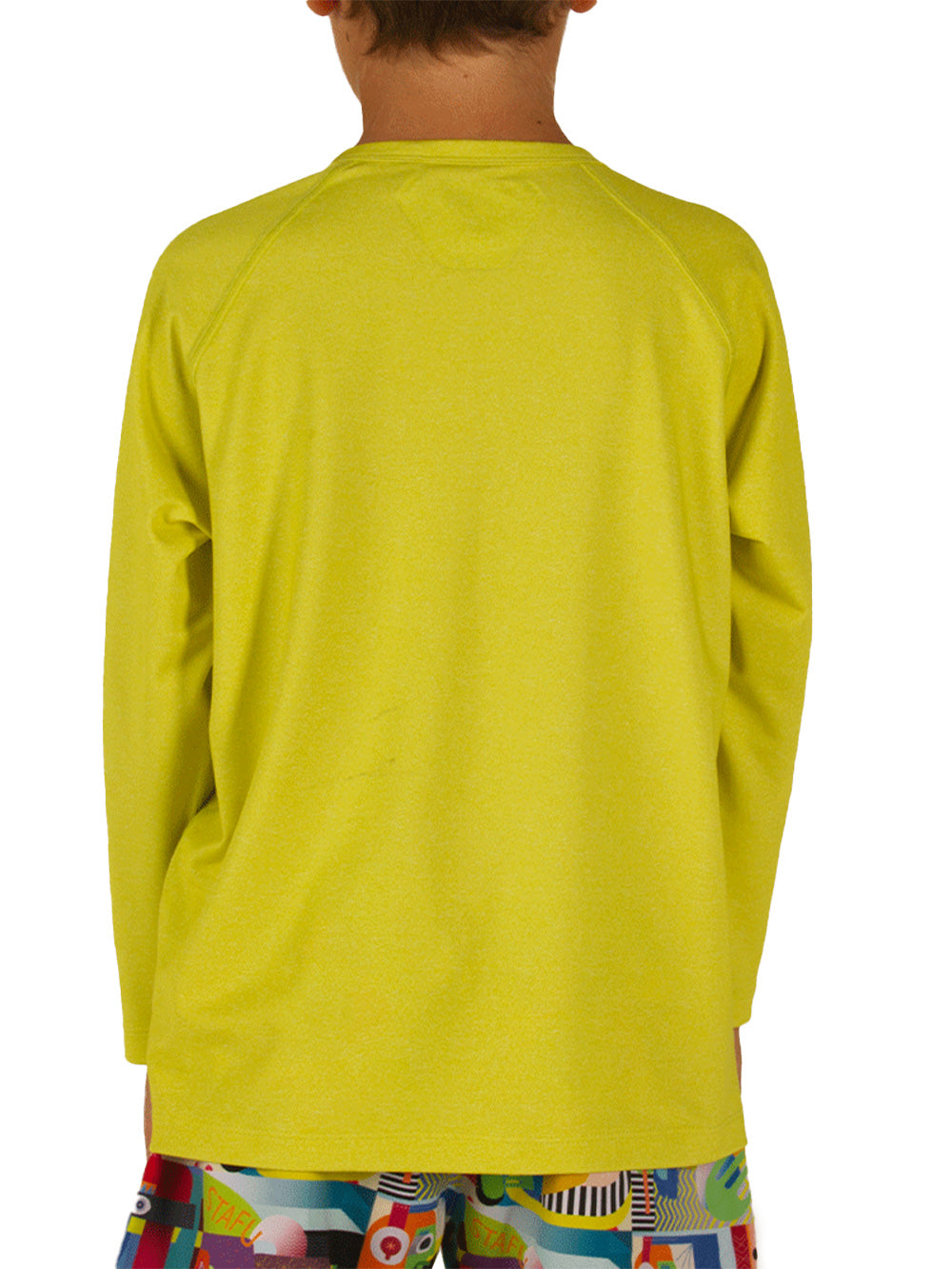 Cyclone Jr. UV Korumalı T-Shirt - Neon Sarı - Stafu Pro Series