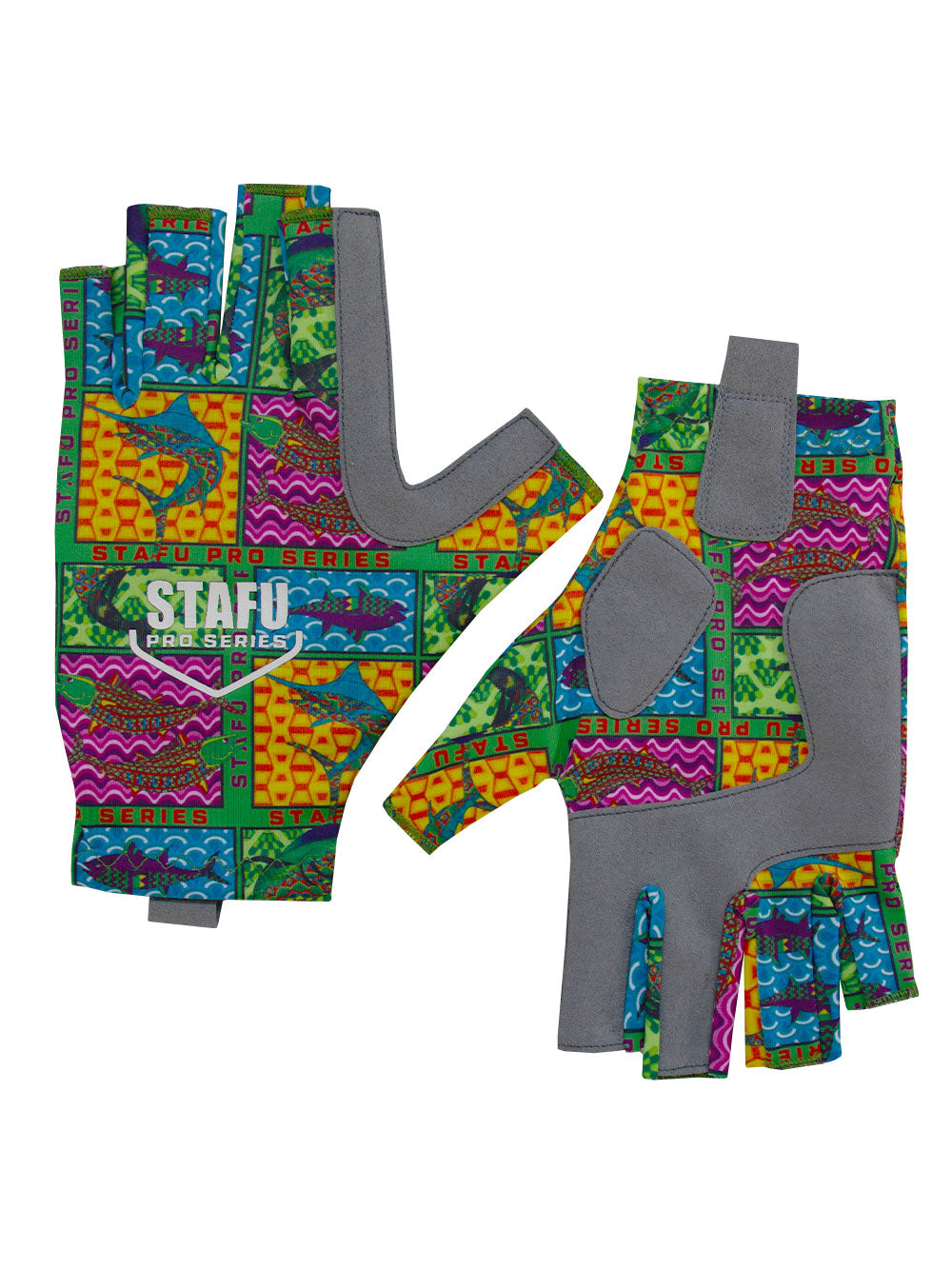 Gryph UV Korumalı Parmaksız Eldiven - Fish Eye - Stafu Pro Series