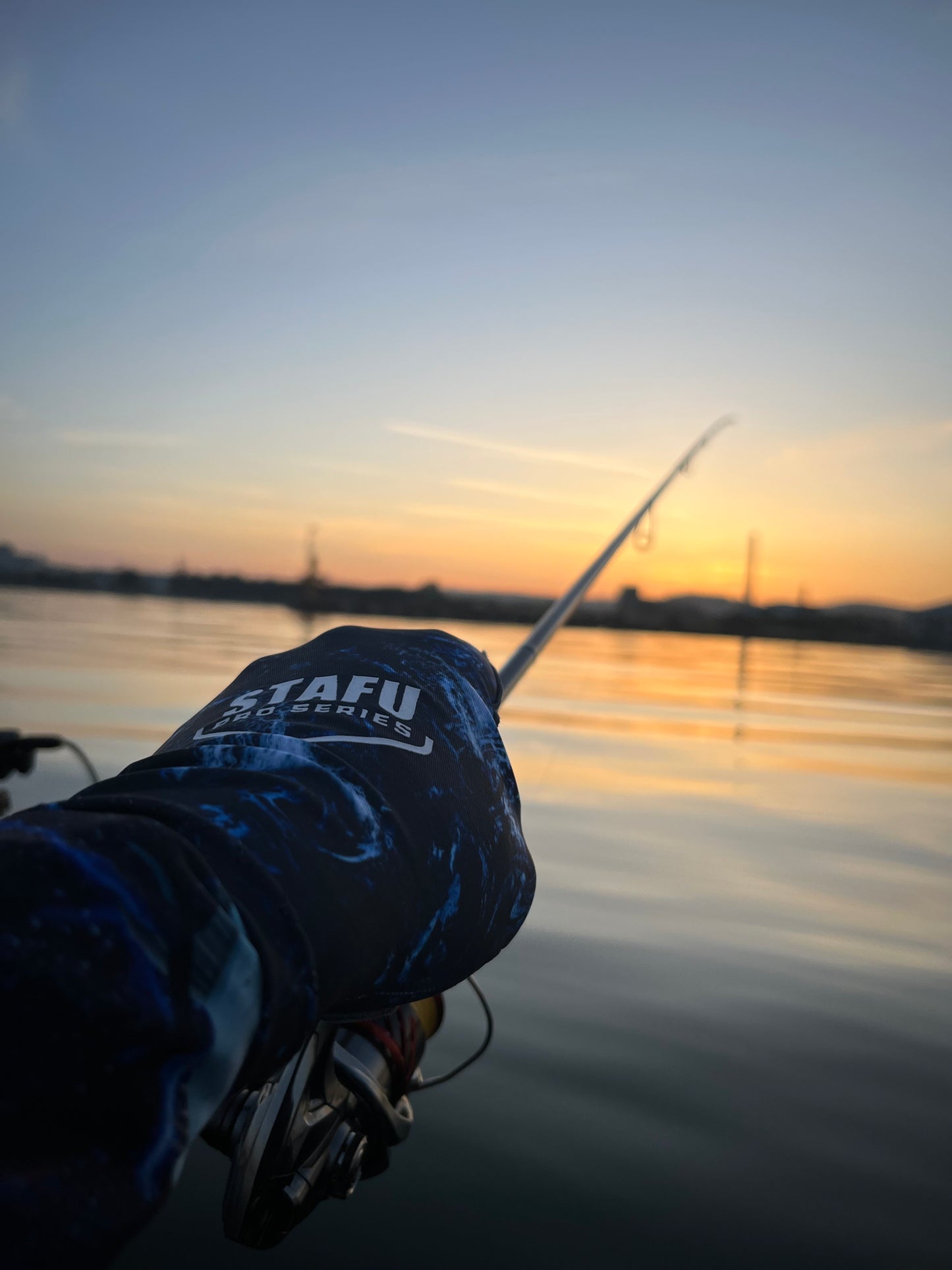 Gryph UV Korumalı Parmaksız Eldiven - Dark Storm - Stafu Pro Series