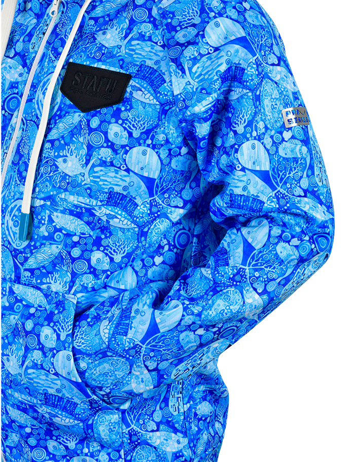 Jedi Zippered Hooded Sweatshirt - Stamp