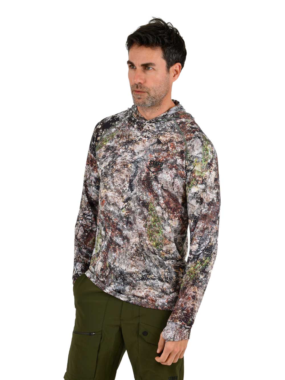 Khagan UV Korumalı Performans T-Shirt - Altai Camo - Stafu Pro Series