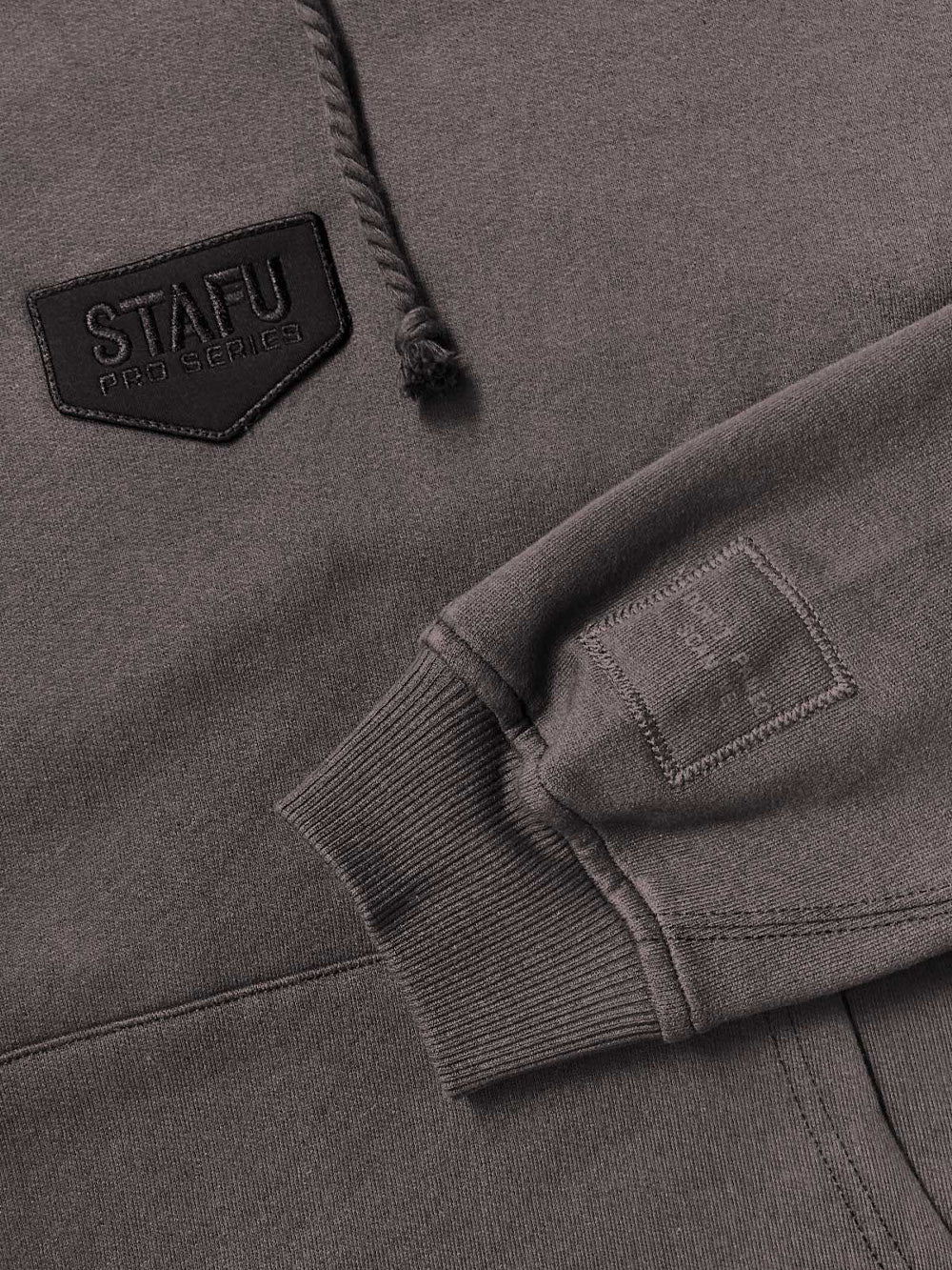 Prime Kapüşonlu Sweatshirt - Plain Gri - Stafu Pro Series