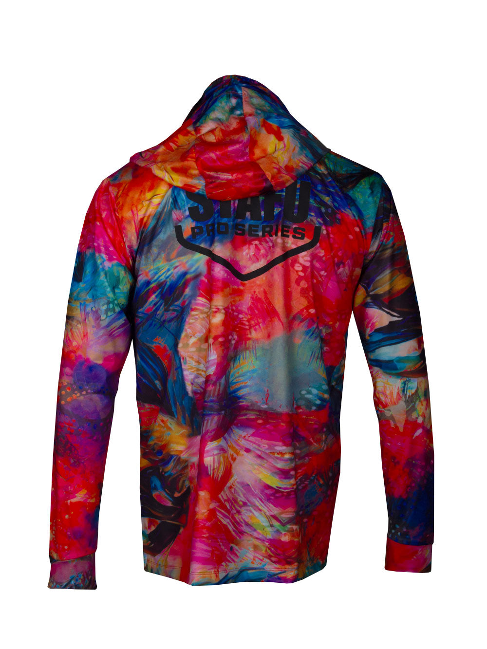 Stratos Hooded and Masked UPF 40+ Performance T-Shirt - Dusk