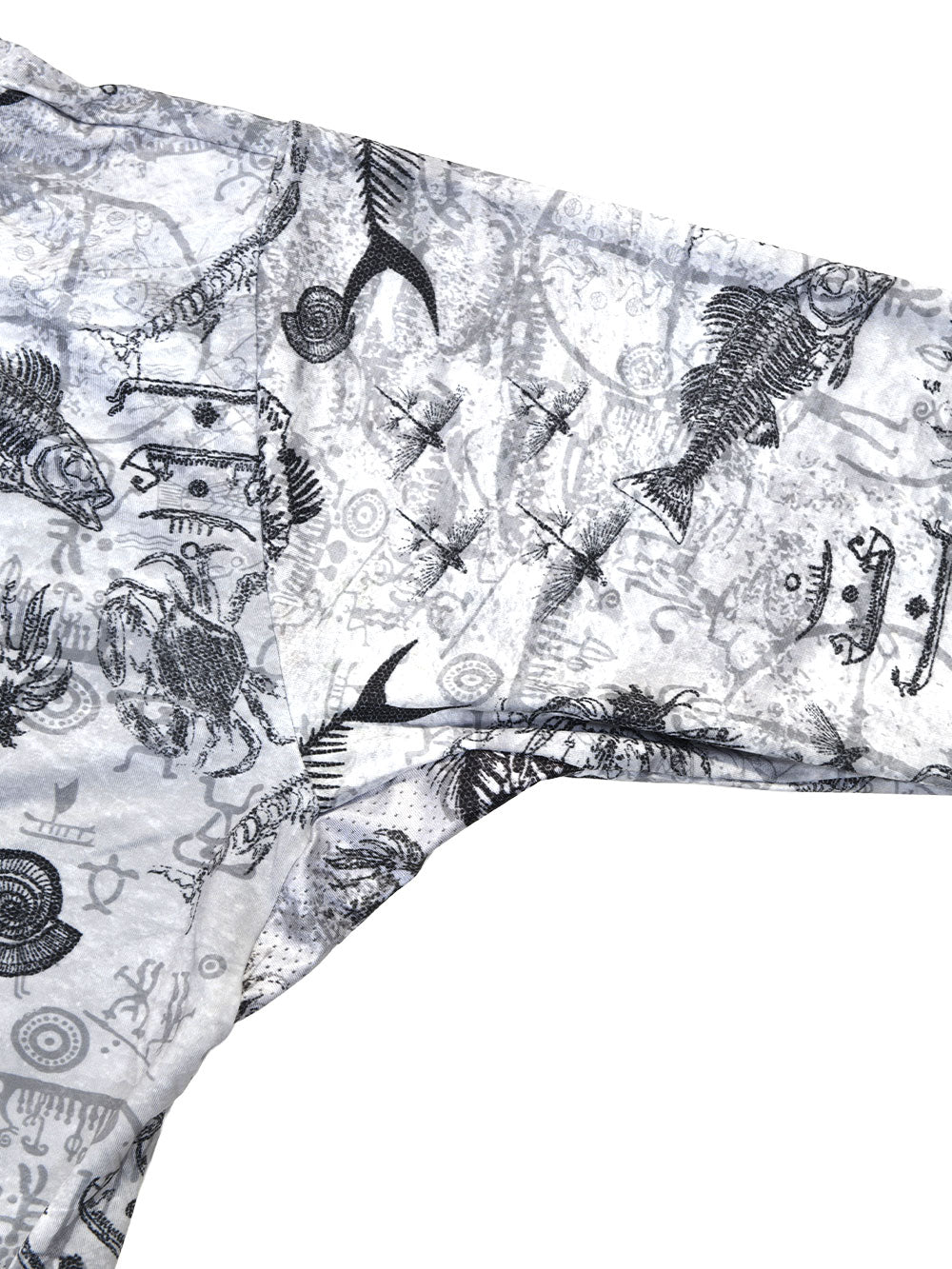 Stratos Hooded and Masked UPF 40+ Performance T-Shirt - Paleo Gray