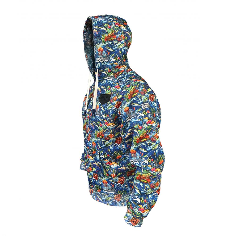 Jedi Zippered Hooded Sweatshirt - Stamp