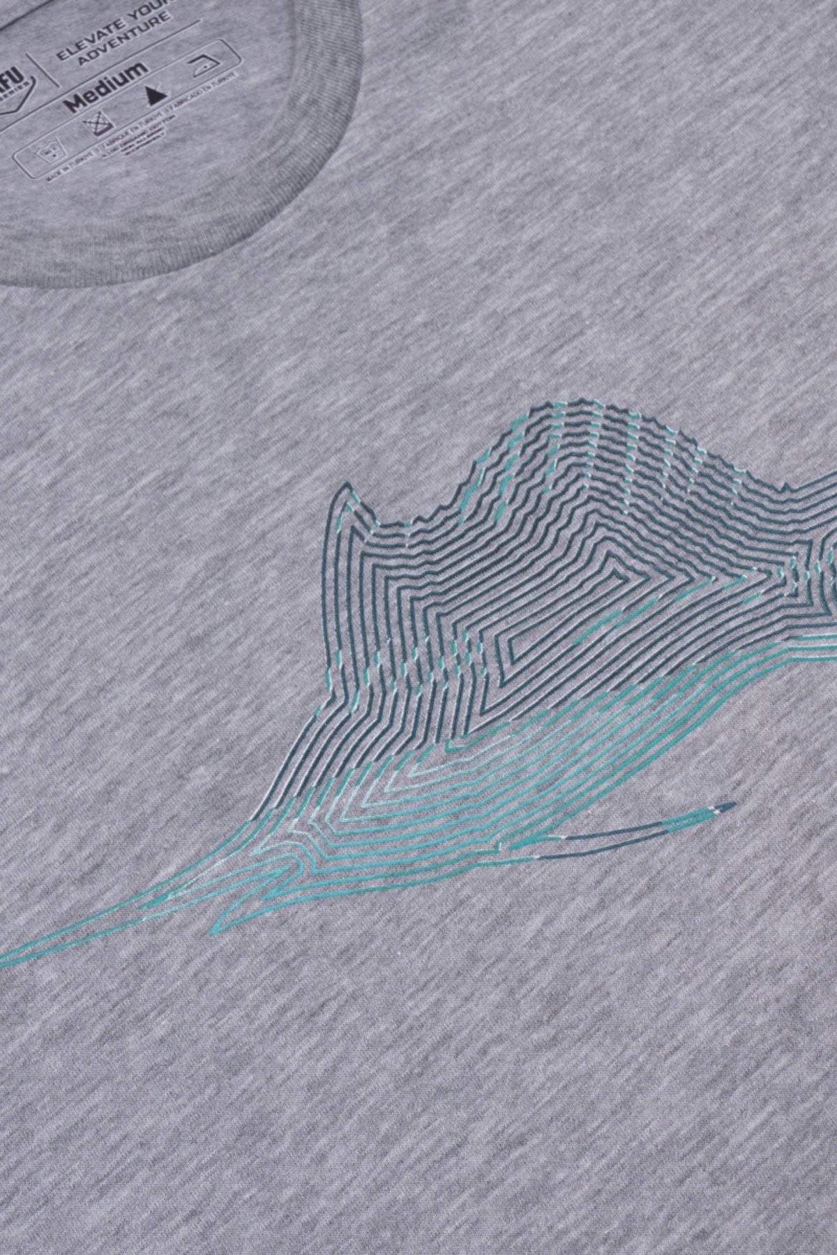 Izo Basic T-Shirt - Gri Melanj - Stafu Pro Series