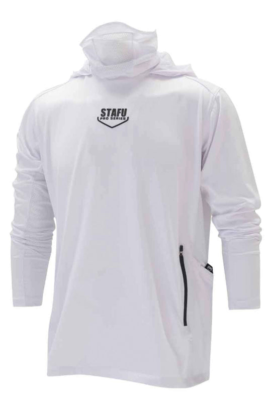 Argonaut Maskeli UV Korumalı Uzun Kollu Performans T-Shirt - Beyaz - Stafu Pro Series