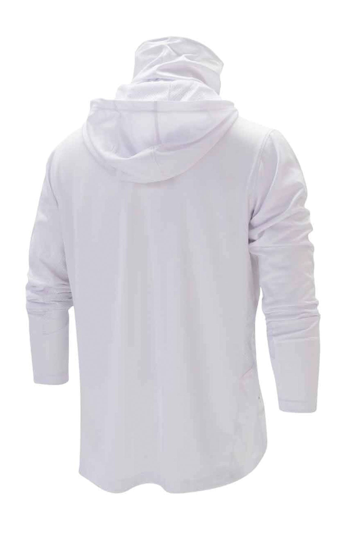 Argonaut Maskeli UV Korumalı Uzun Kollu Performans T-Shirt - Beyaz - Stafu Pro Series