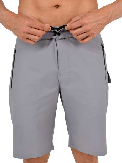 Admiral Çok Cepli Şort - Gri - Stafu Pro Series