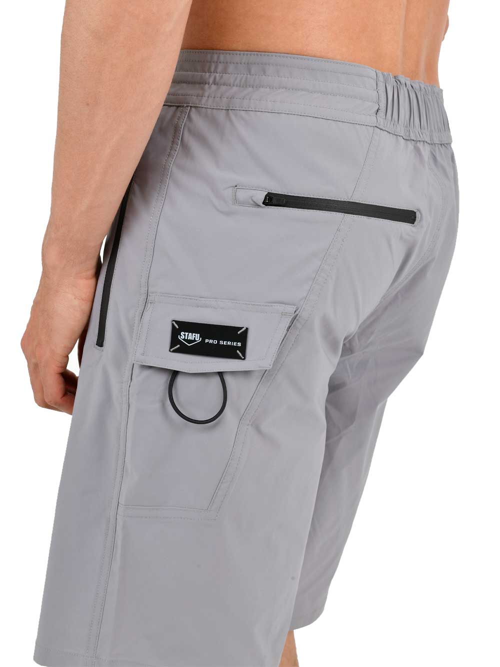 Admiral Çok Cepli Şort - Gri - Stafu Pro Series