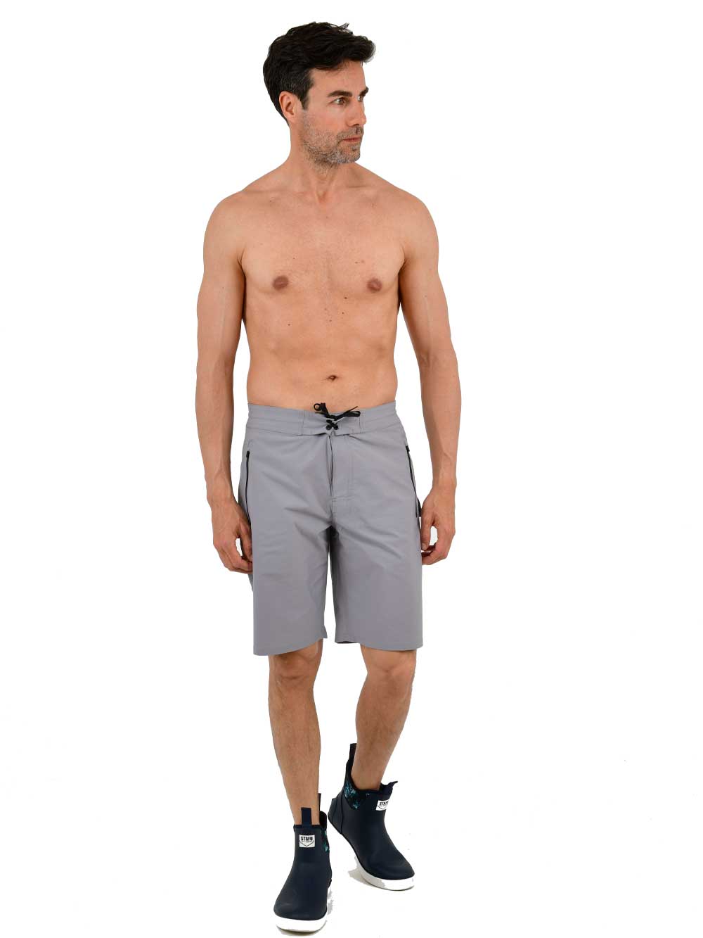 Admiral Çok Cepli Şort - Gri - Stafu Pro Series
