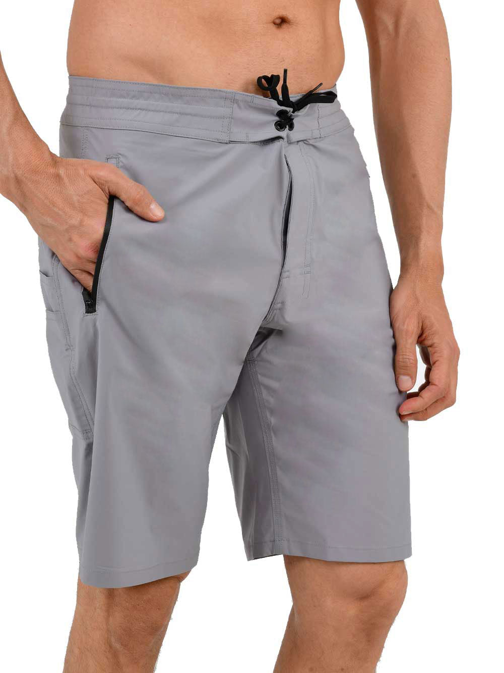 Admiral Çok Cepli Şort - Gri - Stafu Pro Series