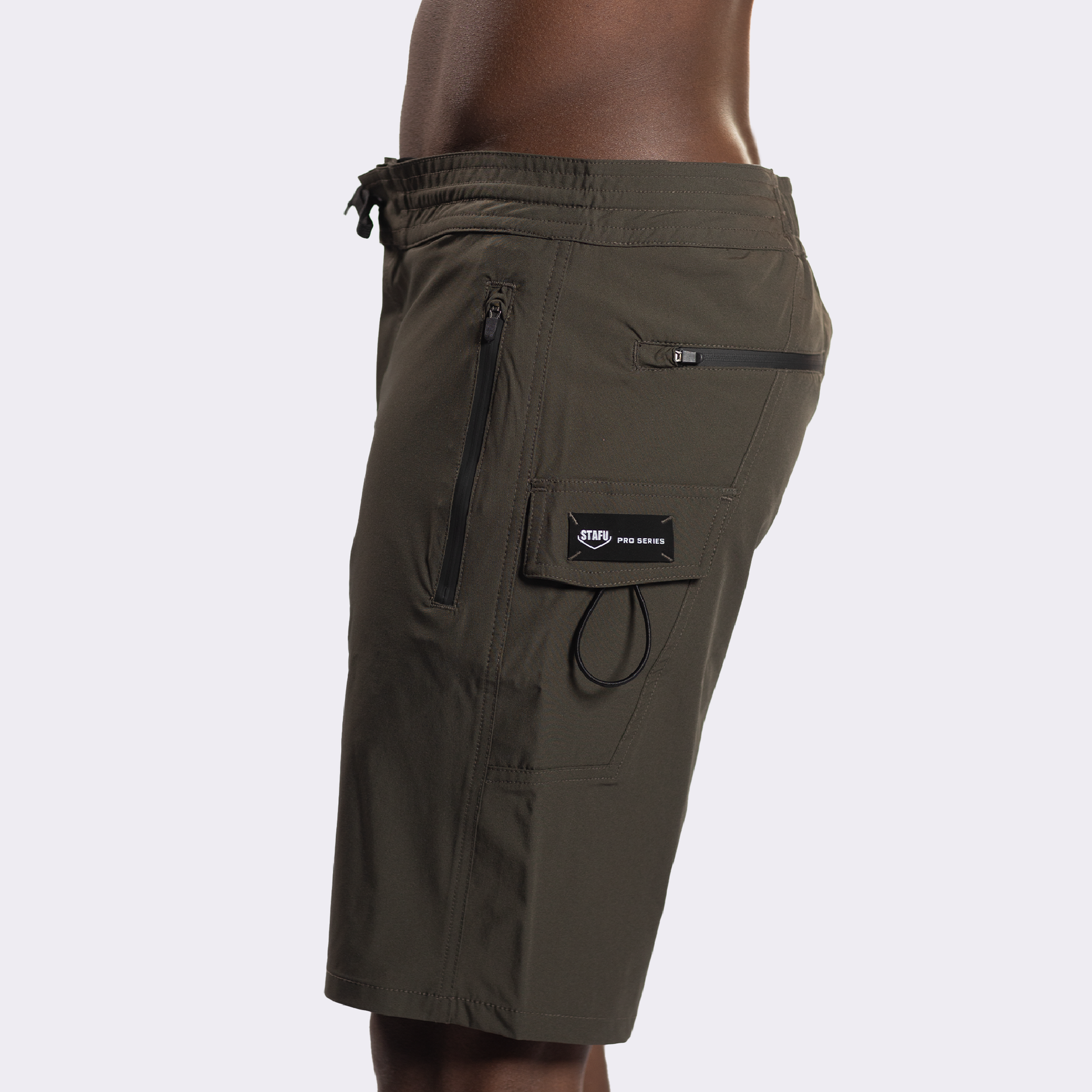 Admiral Çok Cepli Şort - Askeri Yeşil - Stafu Pro Series