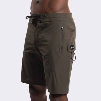 Admiral Çok Cepli Şort - Askeri Yeşil - Stafu Pro Series