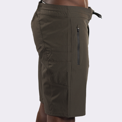Admiral Çok Cepli Şort - Askeri Yeşil - Stafu Pro Series