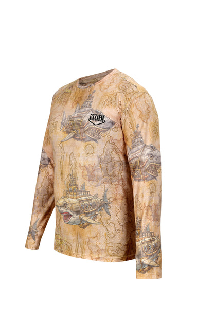 Apex Long Sleeve UV-Protected T-Shirt -Droid Sari