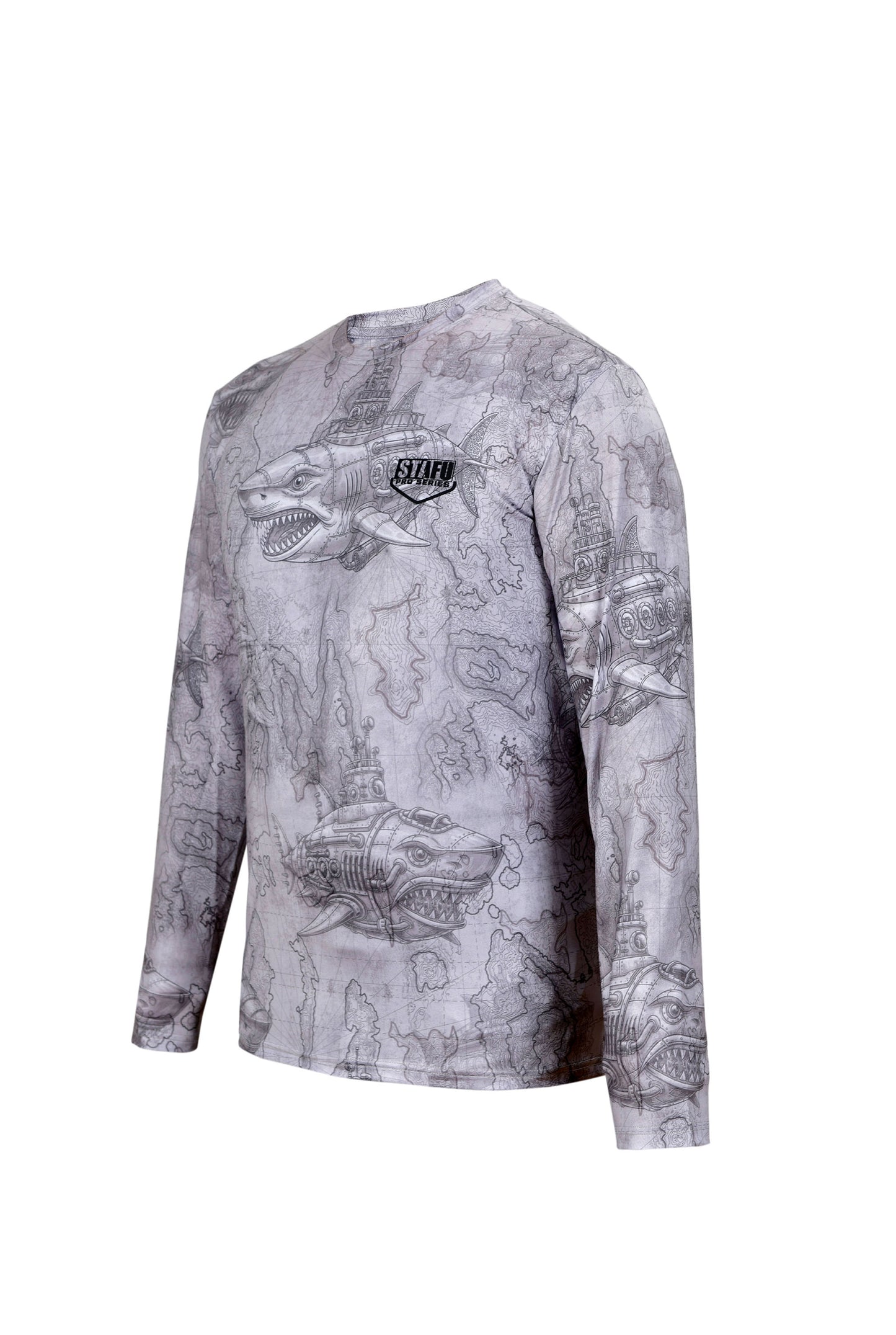 Apex Long Sleeve UV-Protected T-Shirt -Droid Grey