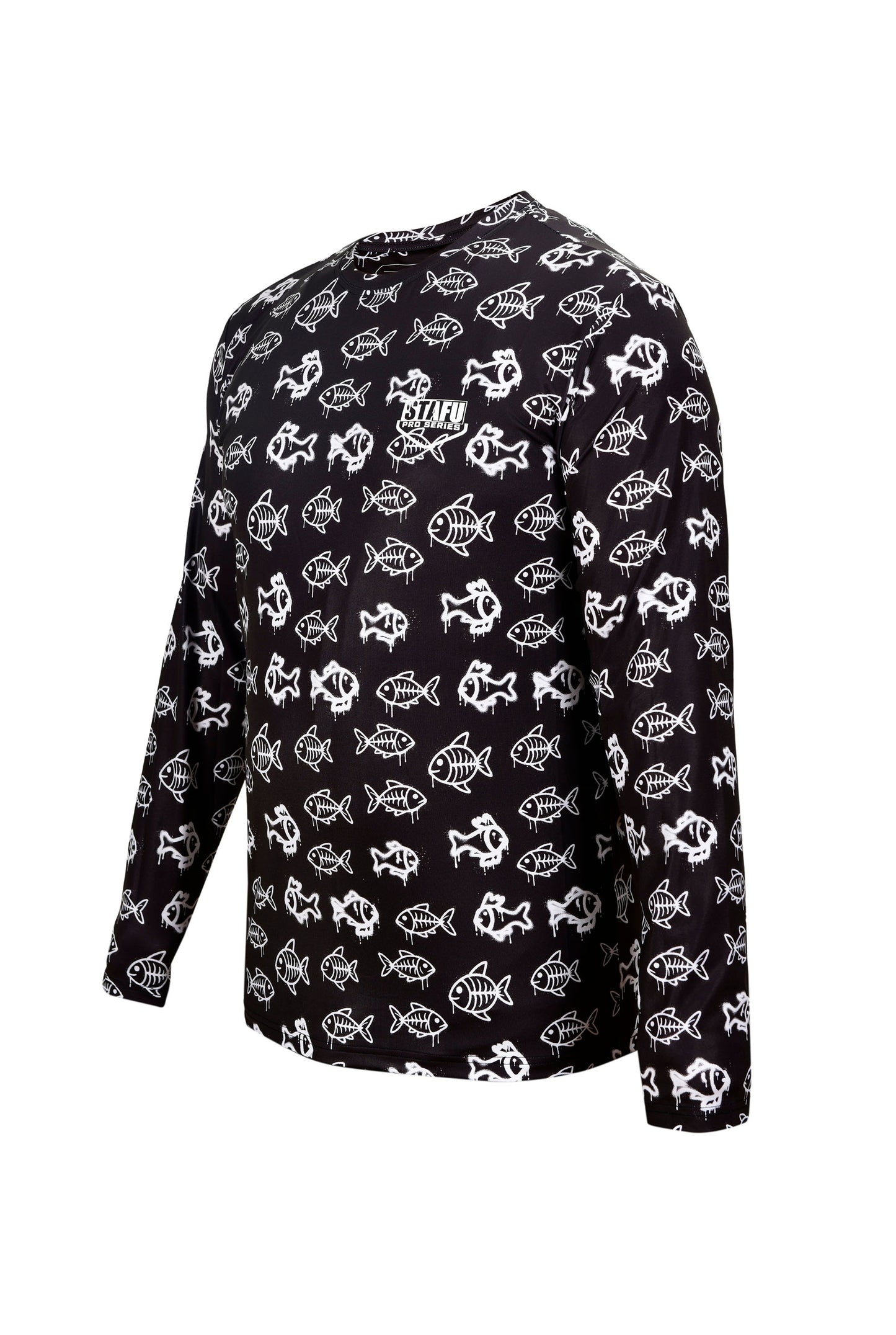 Apex Long Sleeve UV-Protected T-Shirt -Kiddish Black