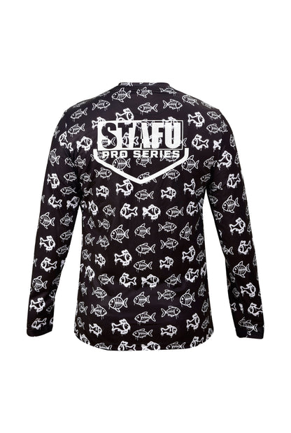 Apex Long Sleeve UV-Protected T-Shirt -Kiddish Black