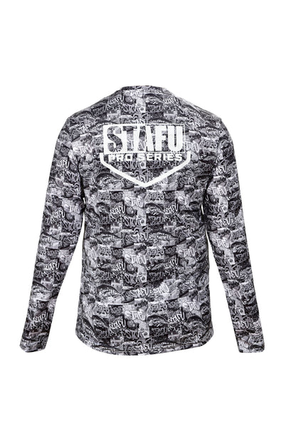 Apex Long Sleeve UV-Protected T-Shirt - Graffiti Black