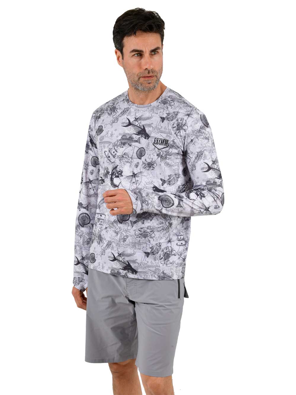 Apex UV Uzun Kollu Performans T-Shirt - Paleo Grey - Stafu Pro Series