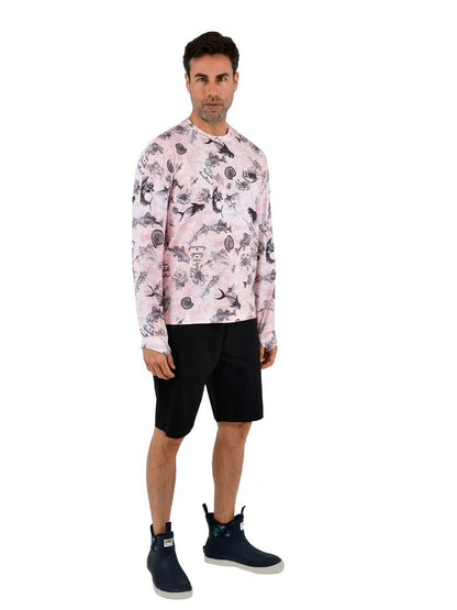 Apex UV Uzun Kollu Performans T-Shirt - Paleo Salmon - Stafu Pro Series