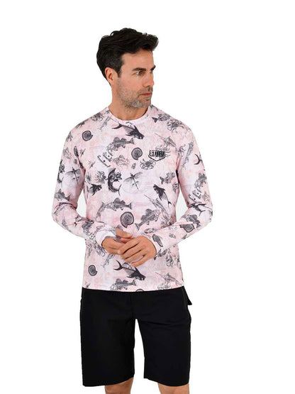 Apex UV Uzun Kollu Performans T-Shirt - Paleo Salmon - Stafu Pro Series