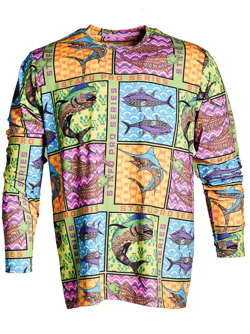 Apex UV Uzun Kollu Performans T-Shirt - Fish Eye - Stafu Pro Series