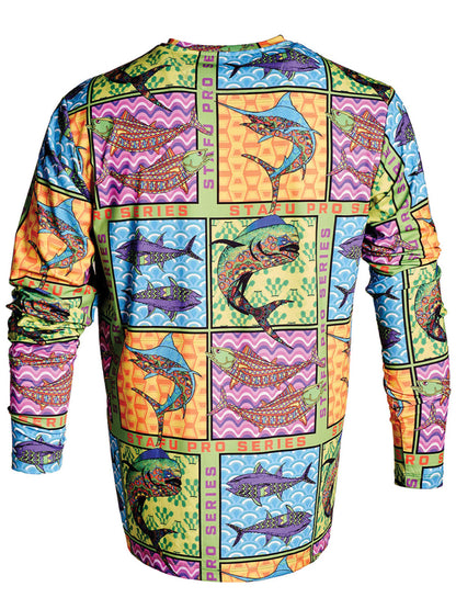 Apex UV Uzun Kollu Performans T-Shirt - Fish Eye - Stafu Pro Series