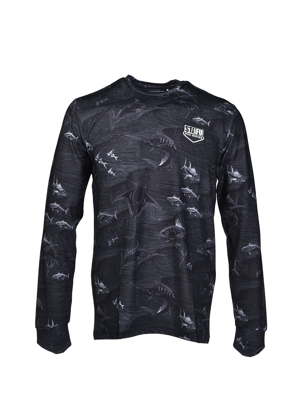 Apex UV Uzun Kollu Performans T-Shirt - Frenzy Black