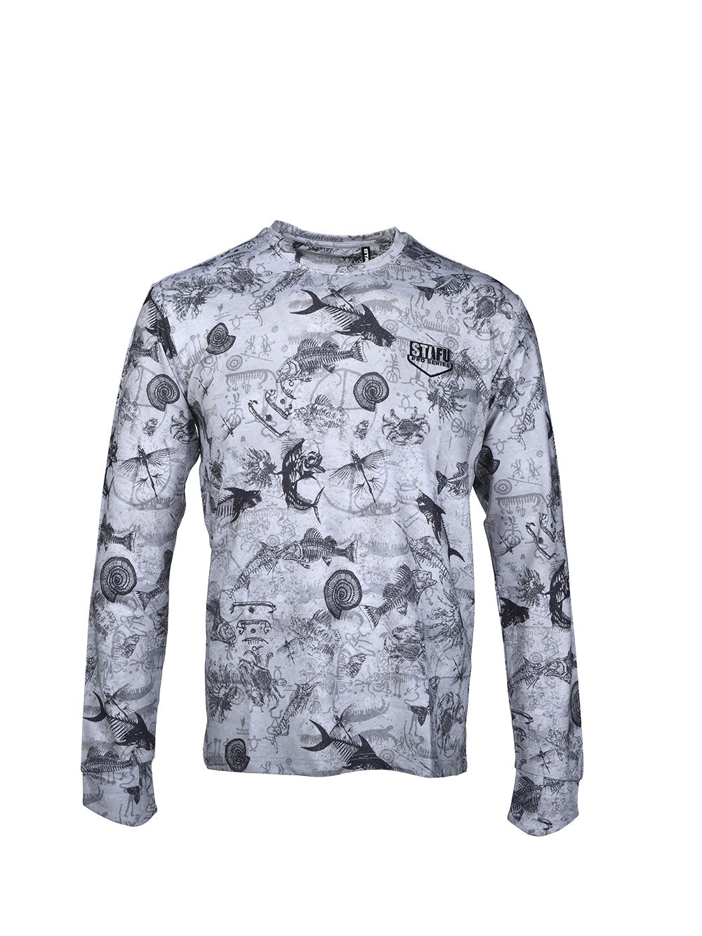 Apex  UV Uzun Kollu Performans T-Shirt - Paleo Grey