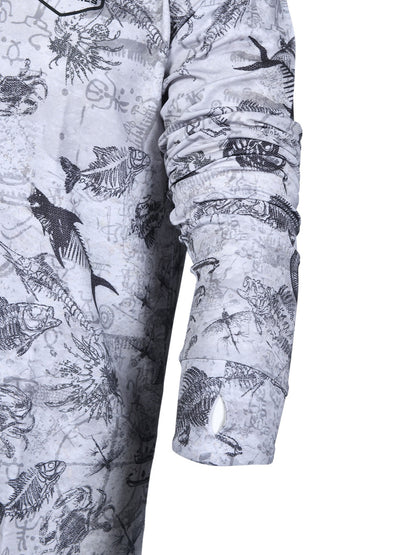 Apex  UV Uzun Kollu Performans T-Shirt - Paleo Grey