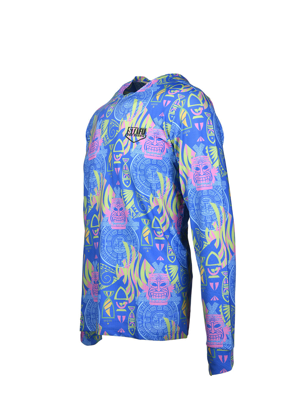 Apex UV Uzun Kollu Performans T-Shirt -Samoa Blue