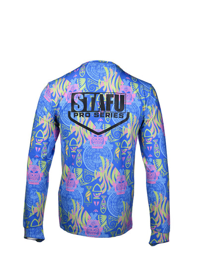 Apex UV Uzun Kollu Performans T-Shirt -Samoa Blue