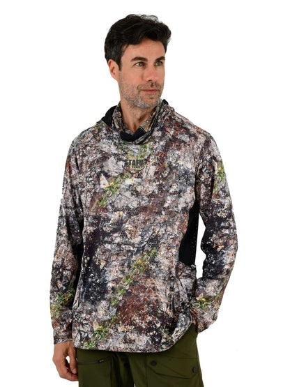 Argonaut Maskeli UV Korumalı Uzun Kollu Performans T-Shirt - Altai Camo - Stafu Pro Series