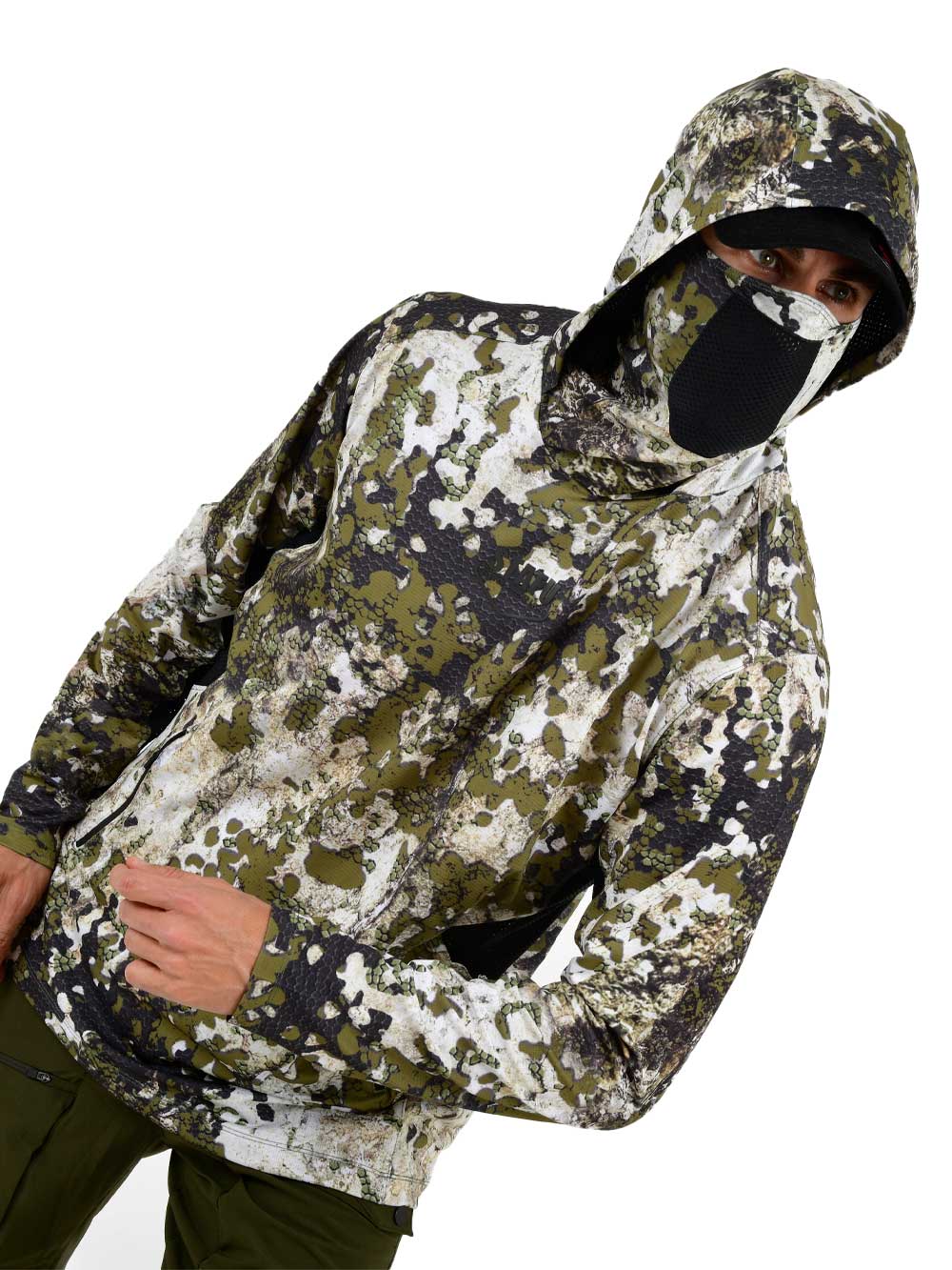 Argonaut Maskeli UV Korumalı Uzun Kollu Performans T-Shirt - Birch Camo - Stafu Pro Series
