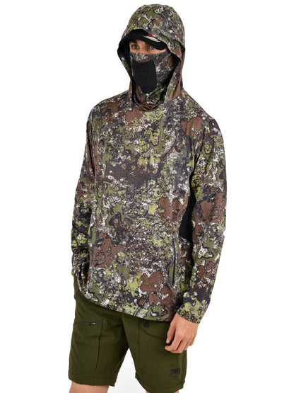 Argonaut Maskeli UV Korumalı Uzun Kollu Performans T-Shirt - Bushman Camo - Stafu Pro Series
