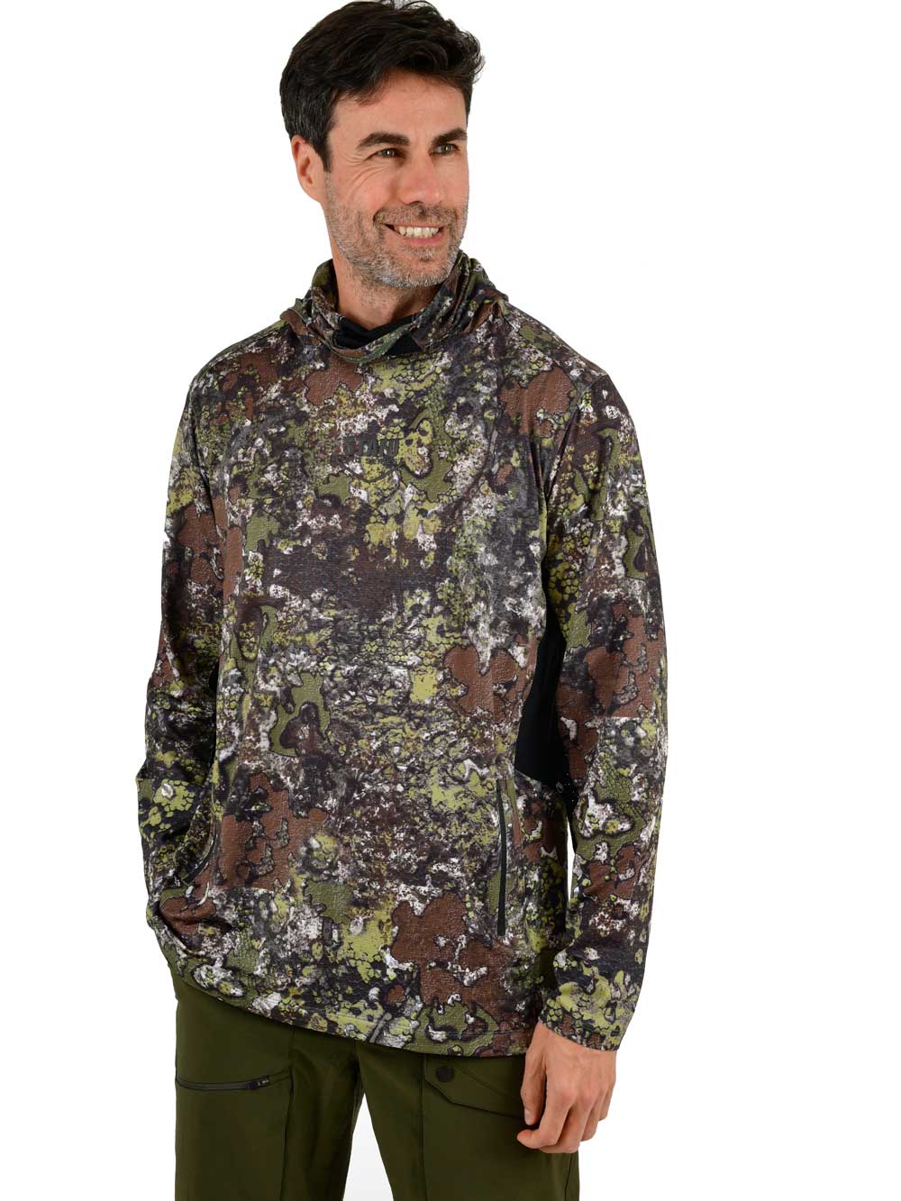 Argonaut Maskeli UV Korumalı Uzun Kollu Performans T-Shirt - Bushman Camo - Stafu Pro Series
