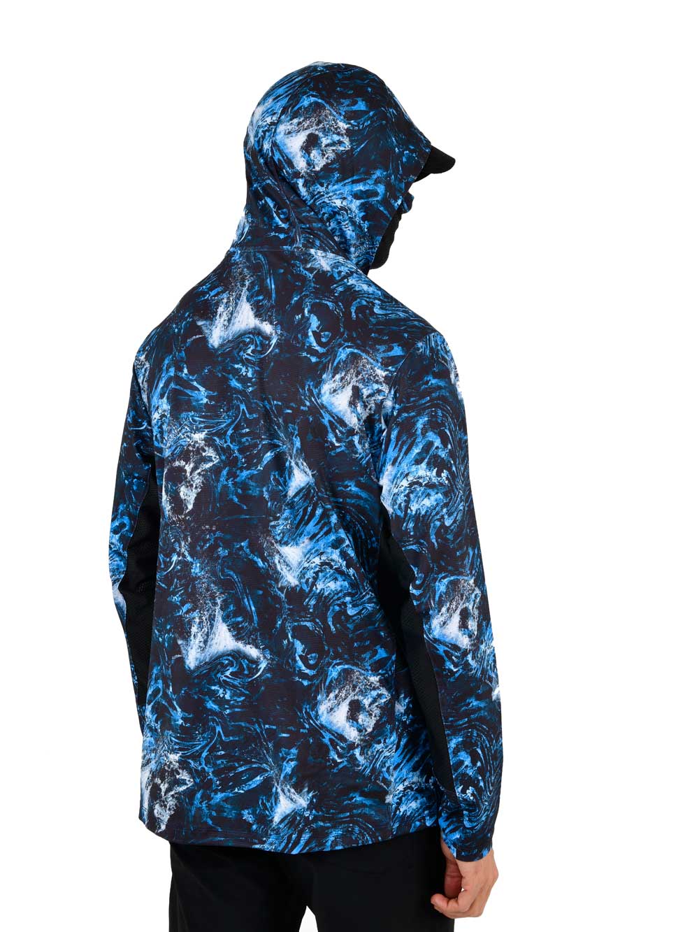 Argonaut Maskeli UV Korumalı Uzun Kollu Performans T-Shirt - Dark Storm - Stafu Pro Series