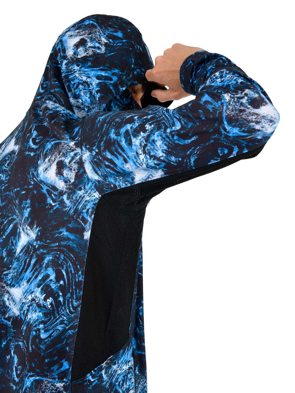 Argonaut Maskeli UV Korumalı Uzun Kollu Performans T-Shirt - Dark Storm - Stafu Pro Series