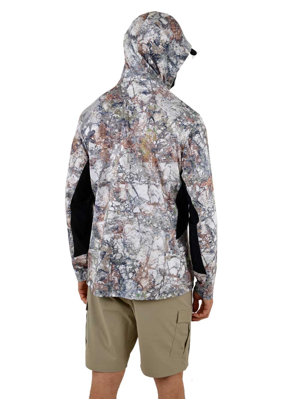 Argonaut Maskeli UV Korumalı Uzun Kollu Performans T-Shirt - Lime Camo - Stafu Pro Series