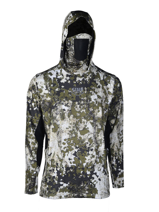 Argonaut Maskeli UV Korumalı Uzun Kollu Performans T-Shirt - Birch Camo