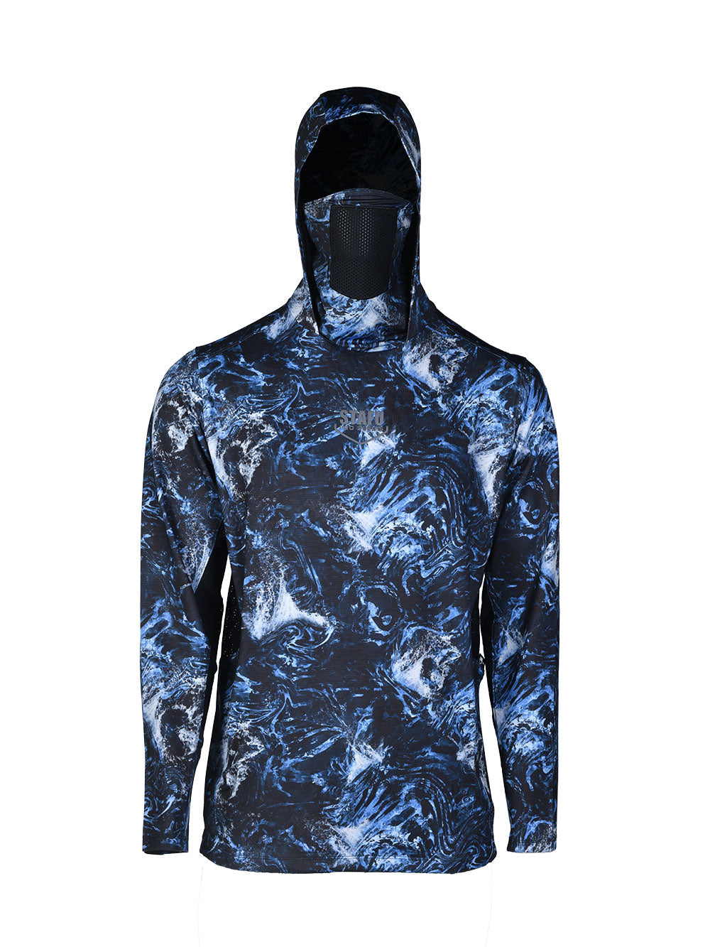 Argonaut Maskeli UV Korumalı Uzun Kollu Performans T-Shirt - Dark Storm