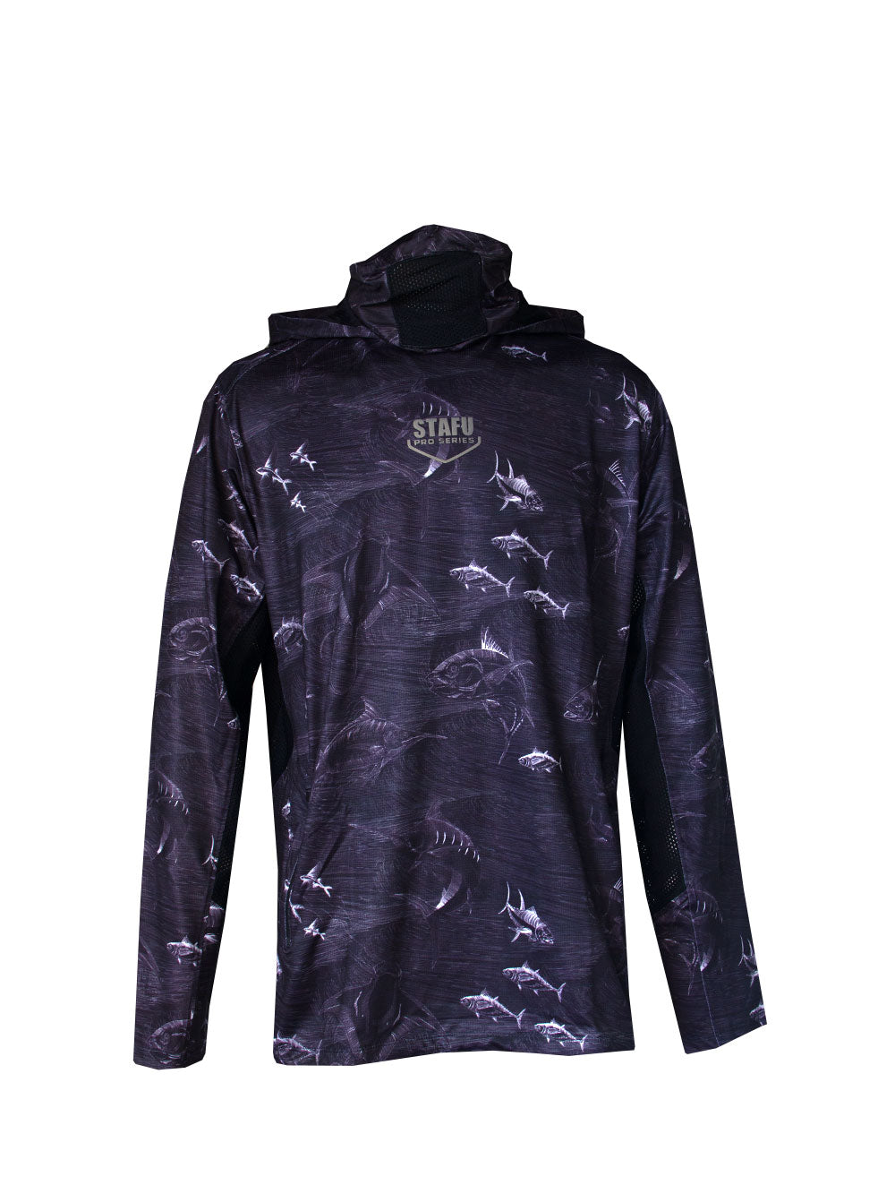 Argonaut Maskeli UV Korumalı Uzun Kollu Performans T-Shirt - Frenzy Black