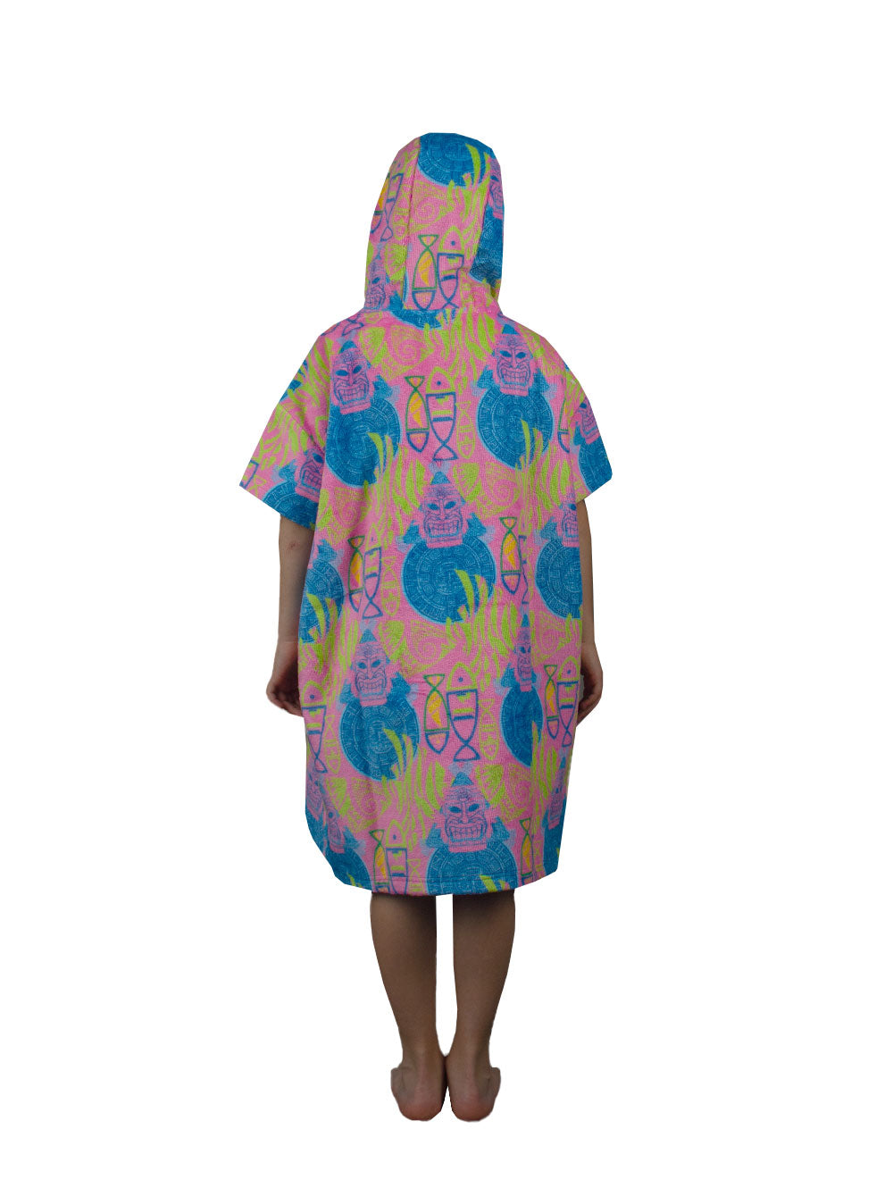 Atlas Jr. Poncho Towel - Samoa Pink