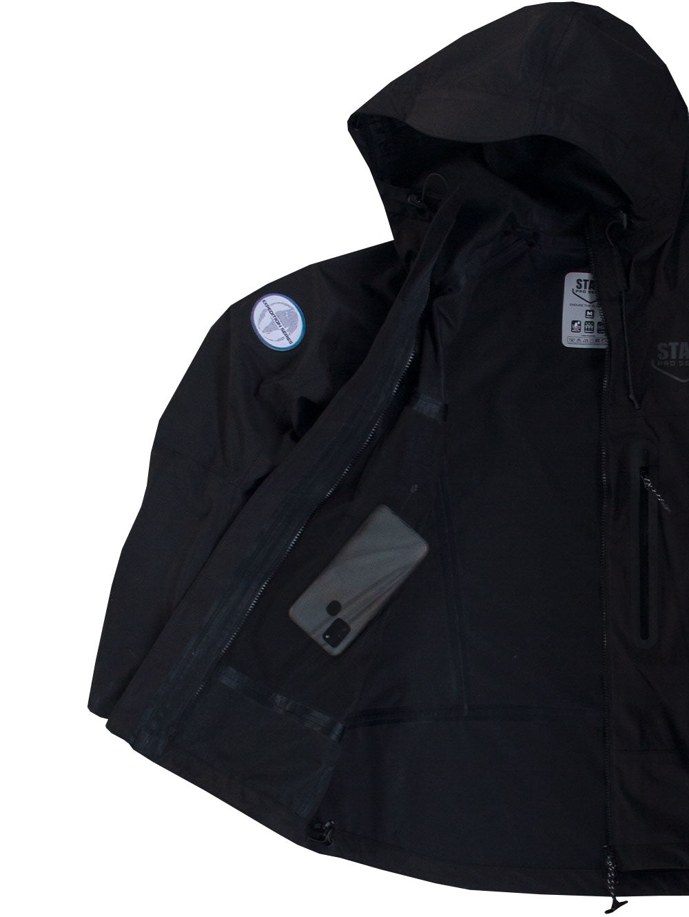 XP Baffin Su Geçirmez Ceket - Siyah - Stafu Pro Series